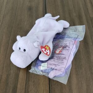 Ty Happy The Hippo Beanie & Teenie Beanie Baby Set